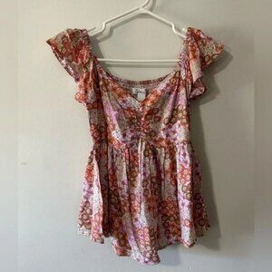 Japna Floral Blouse- Brand New  With Tags